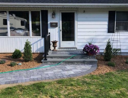 New Front Entrance and Landscaping