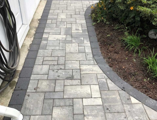 Pathway, Stairs, Retaining Wall and Belgian Block